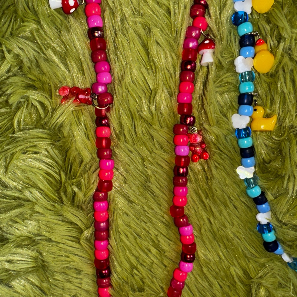 rave Kandi necklaces 3 pk bundle - Picture 7 of 11